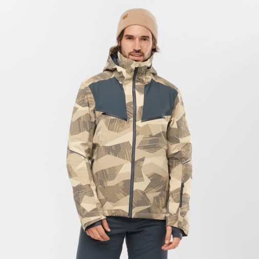 Chaquetas De Esquí Salomon Brilliant Insulated Hombre Camuflados | MX ZVDT571